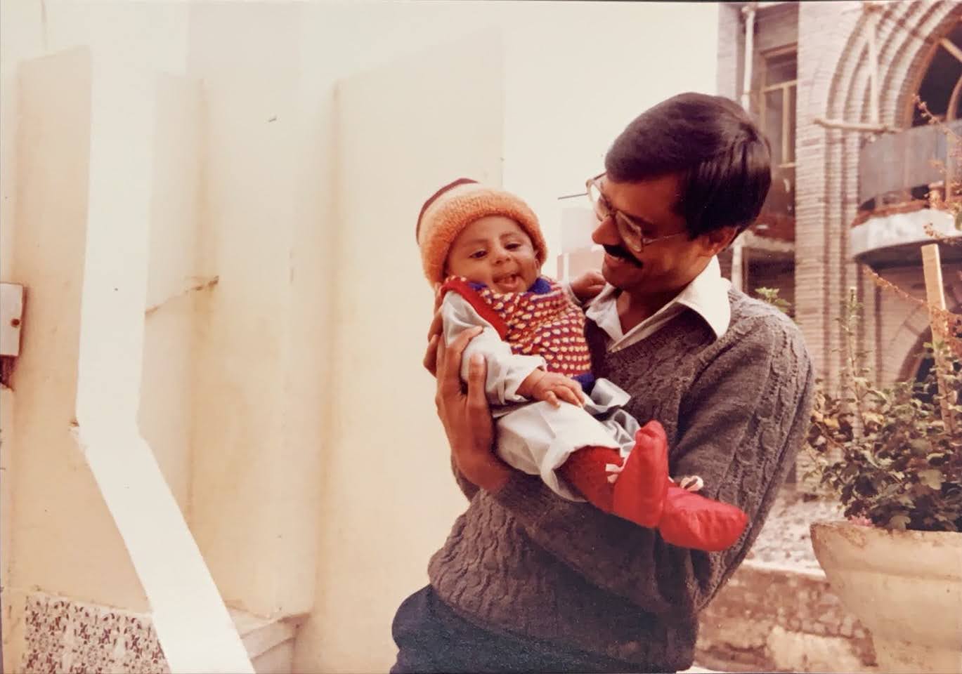 Dad and me. (Late 1980s)